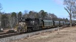 NS 4528 working as a DPU pushing pipes through the area